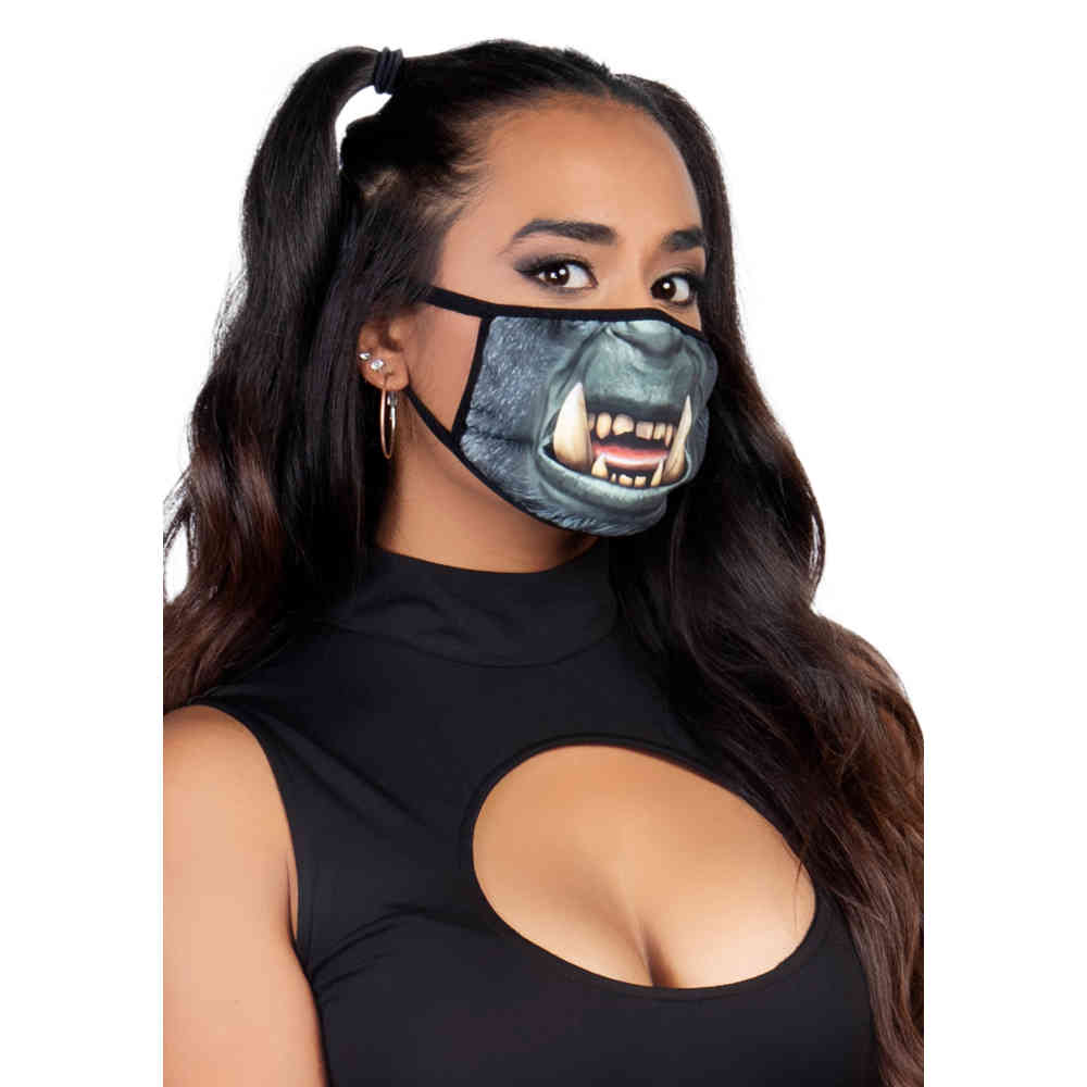 Leg Avenue - Monster Face mask - Green